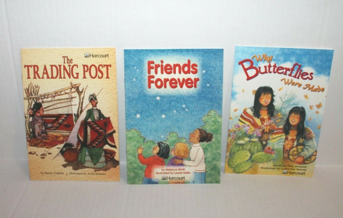 Set of 3 Harcourt Beginning Reading Level 3.5-4 Books Readers