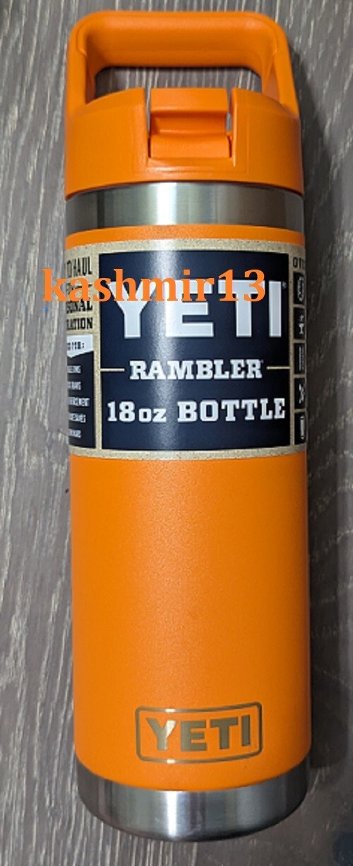 YETI Rambler 18 oz Bottle with color-matched straw lid - 11 Colors + HTF/Retired