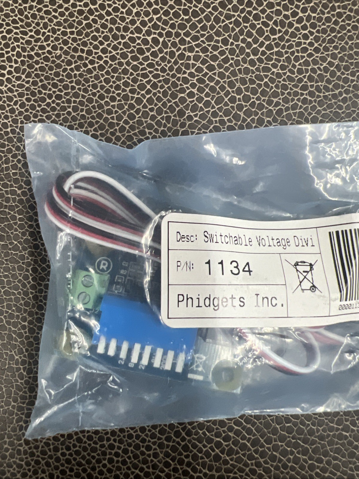 Phidgets 1134_0 Switchable Voltage Divider 11134 Discontinued Phidget 1134 NOS!