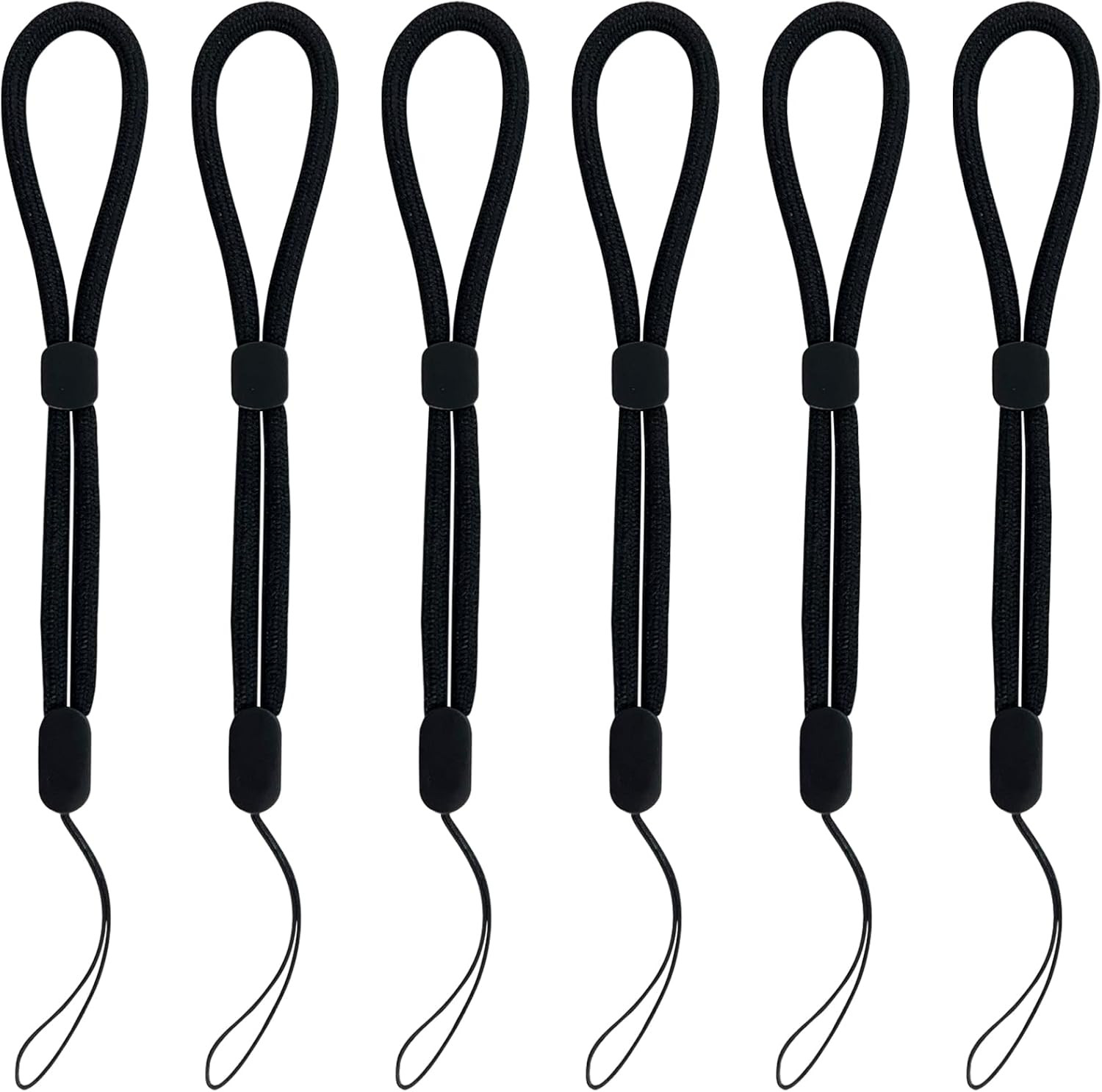 6PCS Wrist Lanyard – 8.8" Adjustable Nylon Hand Strap for GoPro, Cell Phones, Ca