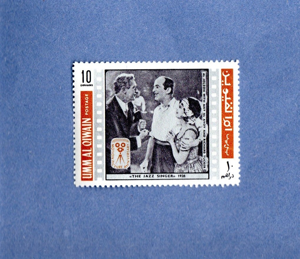 UMM AL QIWAN MNH HISTORY OF CINEMA THE JAZZ SINGER 1928
