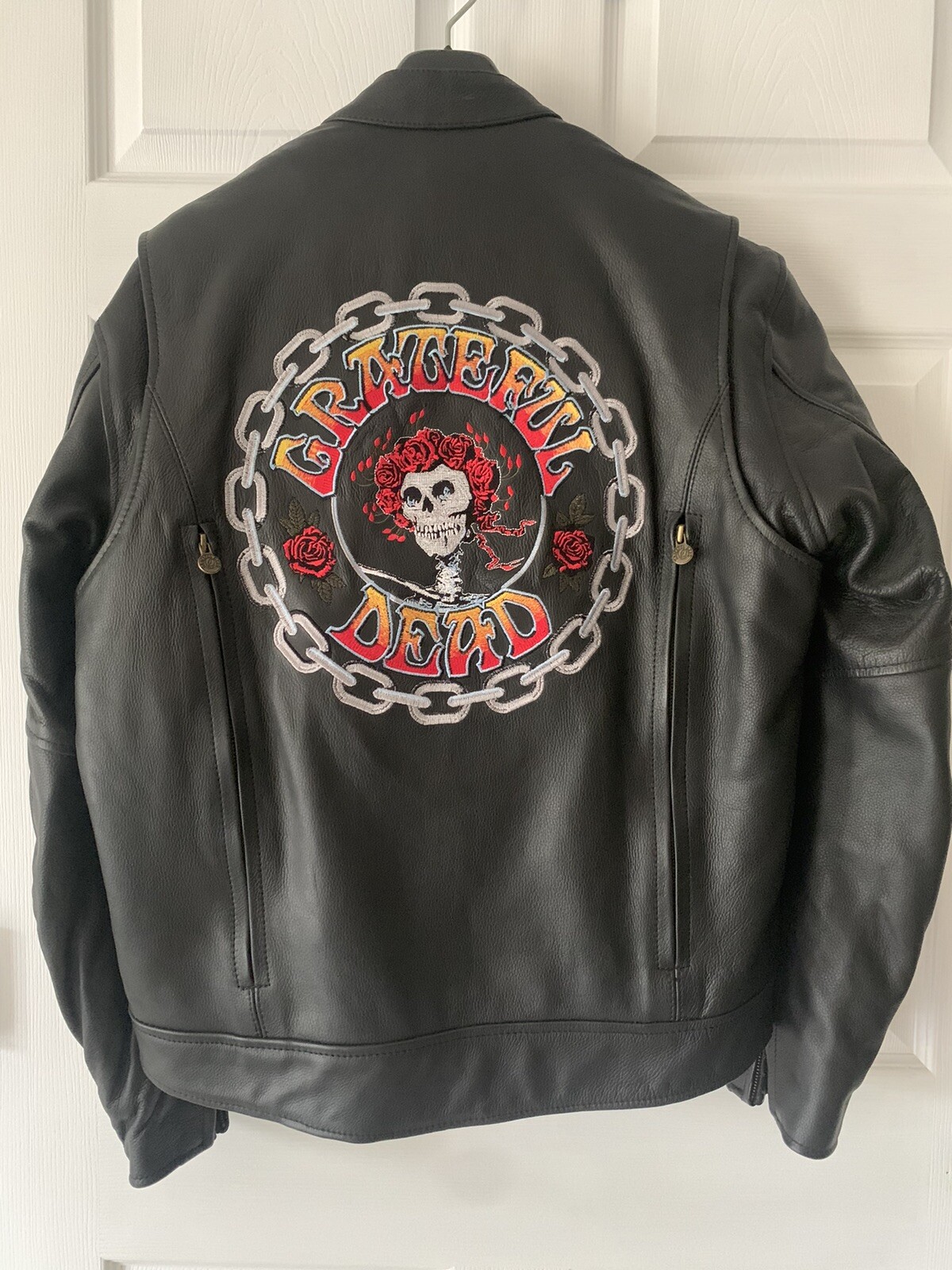 Grateful Dead 2012 Special Edition Leather Jacket Bertha Design Motorcycle