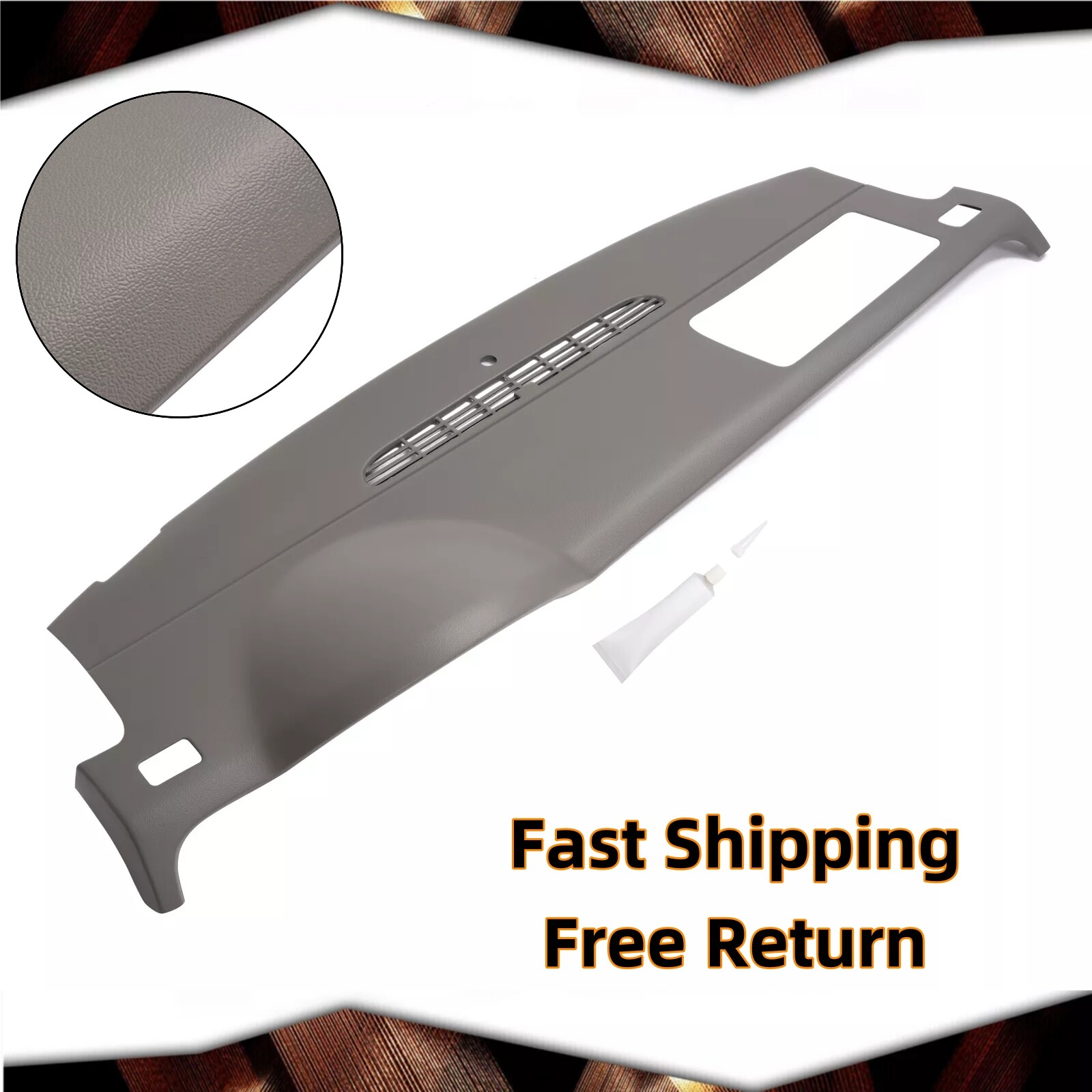 Gray Dash Cover Cap For Avalanche Suburban Tahoe Yukon 2007-2014