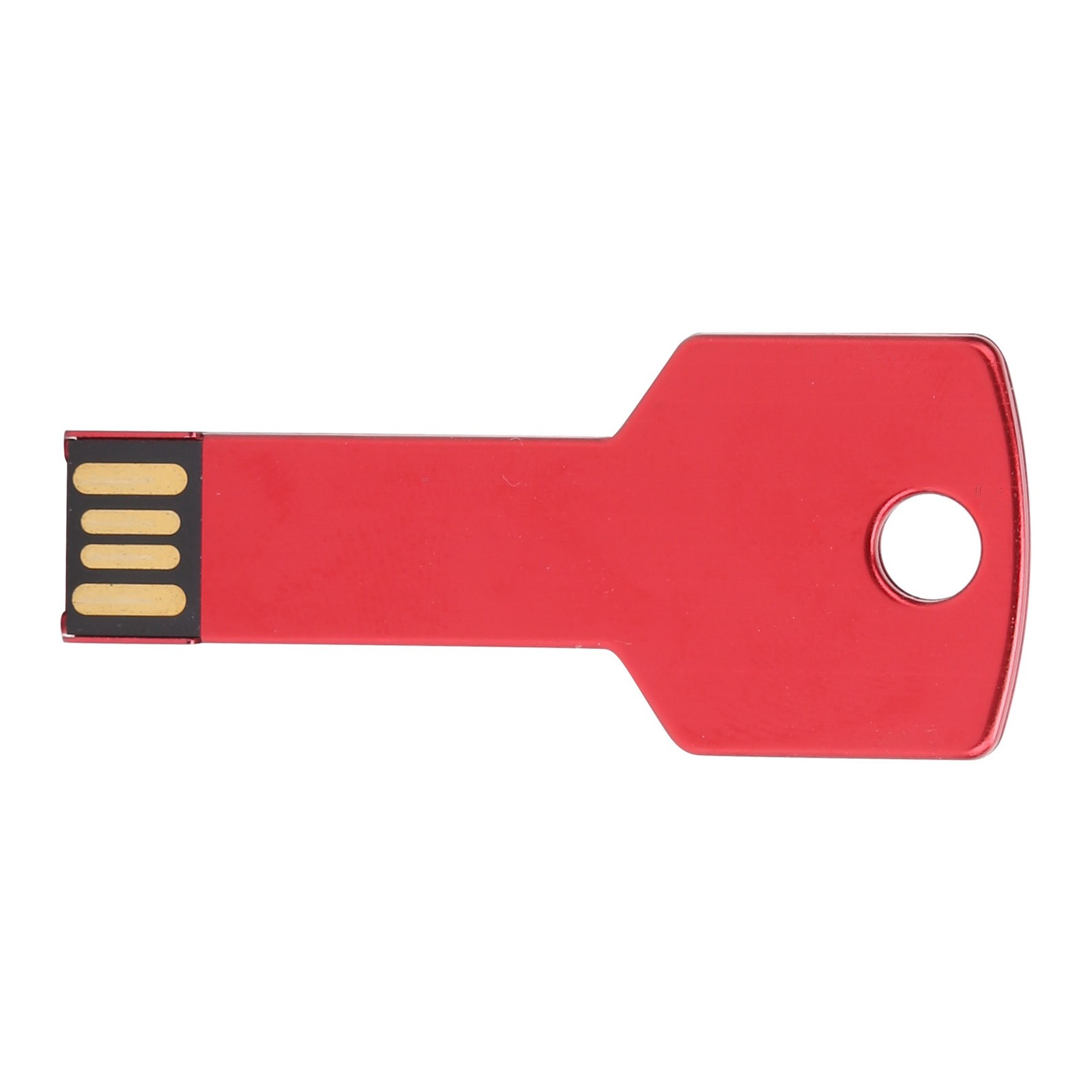 Red Key Shaped USB Flash Drive For Fast File Transfer Home Use