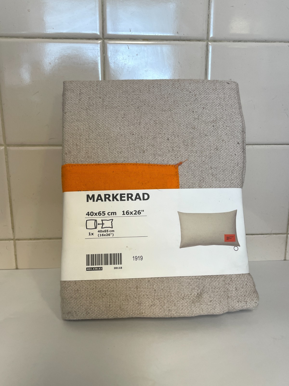 Virgil Abloh x IKEA MARKERAD Pillow Case