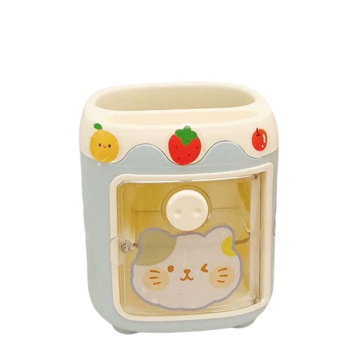 Kawaii Pig Pen Holder Cute Cosmetic Storage Bucket Kawaii Multifunctional Sto...