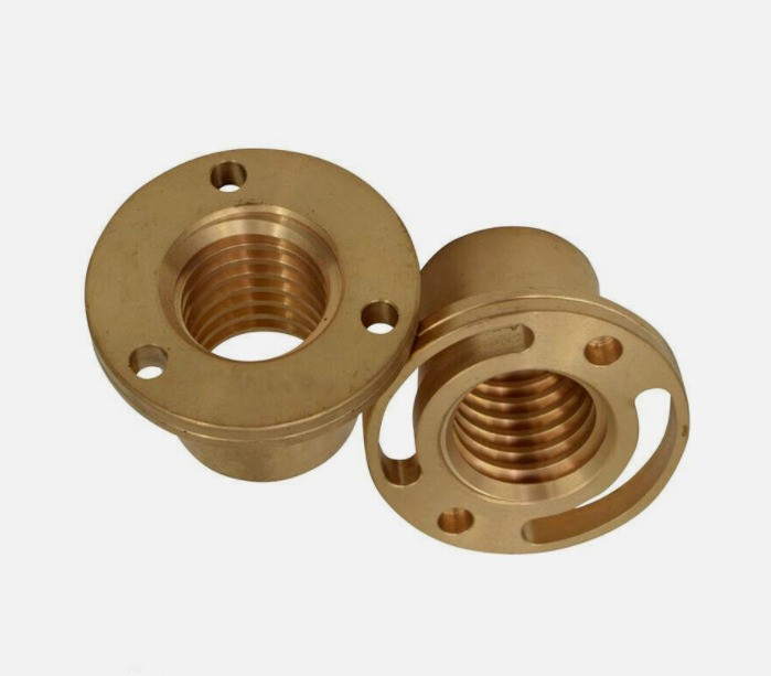 2PCS Milling Machine Tools x-axis Brass Feed Nut Mill Parts new