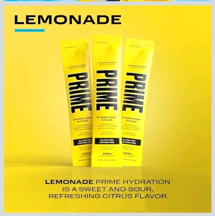Prime Lemonade - 3 Box Bundle, 18ct (Total) Best By: 1/2026