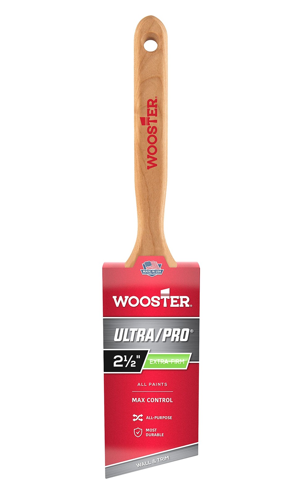 Brush 4153-2 1/2 4153-2-1/2 Ultra/Pro Extra-Firm Lindbeck Angle Sash Paintbrush,