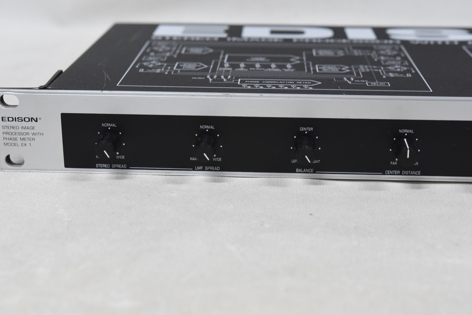 Behringer Edison EX-1 Stereo Image Processor Phase Meter Rack Mount Unit