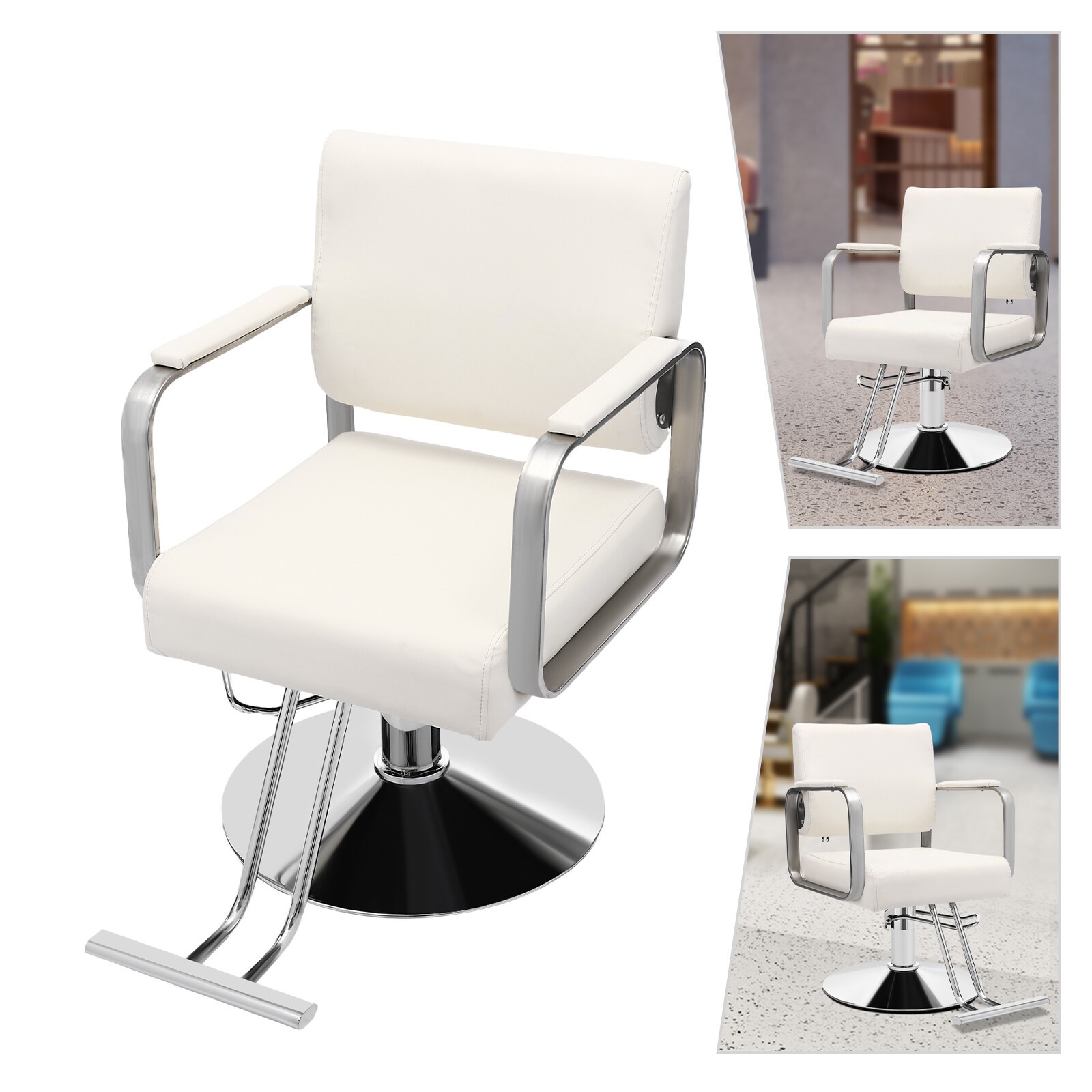 200kg Hydraulic Styling Chair Heavy Duty Beauty Spa Hair Salon 360?? Rotatable