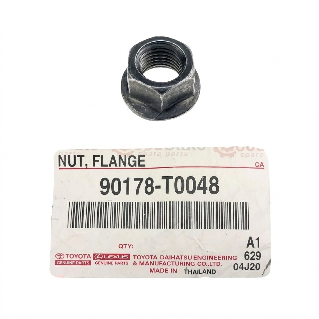 Flange Nut Fits Hilux C-HR Fortuner KUN16 90178-T0048 Truck 2005-2015 Genuine