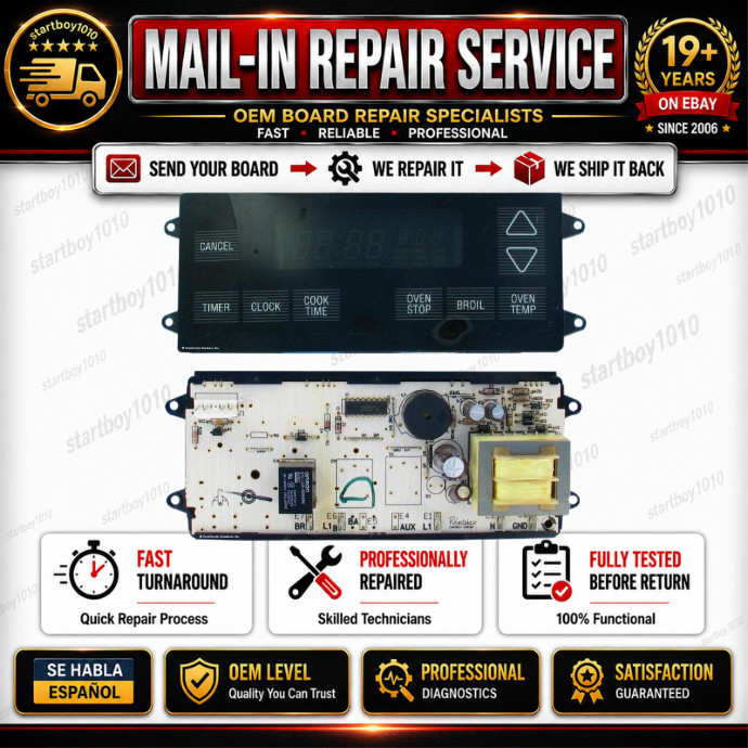 REPAIR SERVICE  Dishwasher Control Board  8564543 8564544