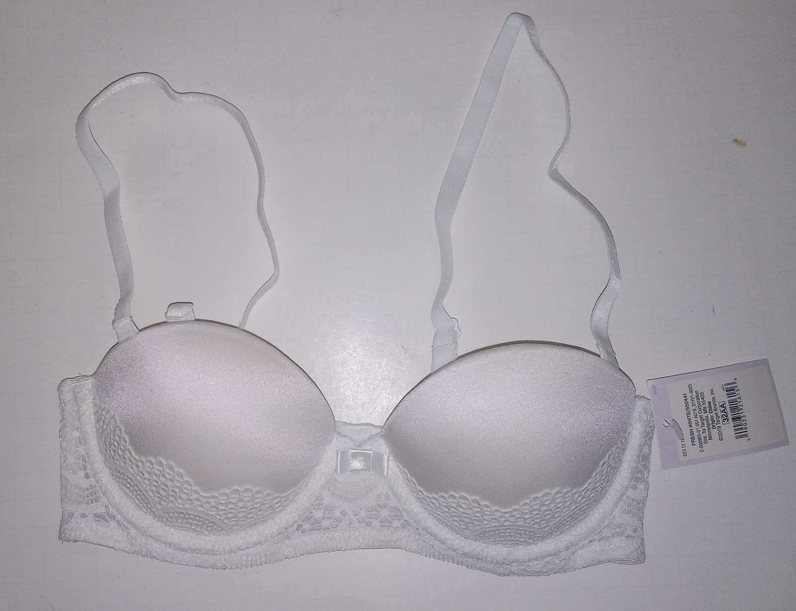 (2) Auden 32AA Multi-way plunge coverage , push-up strapless bra padded.NWT