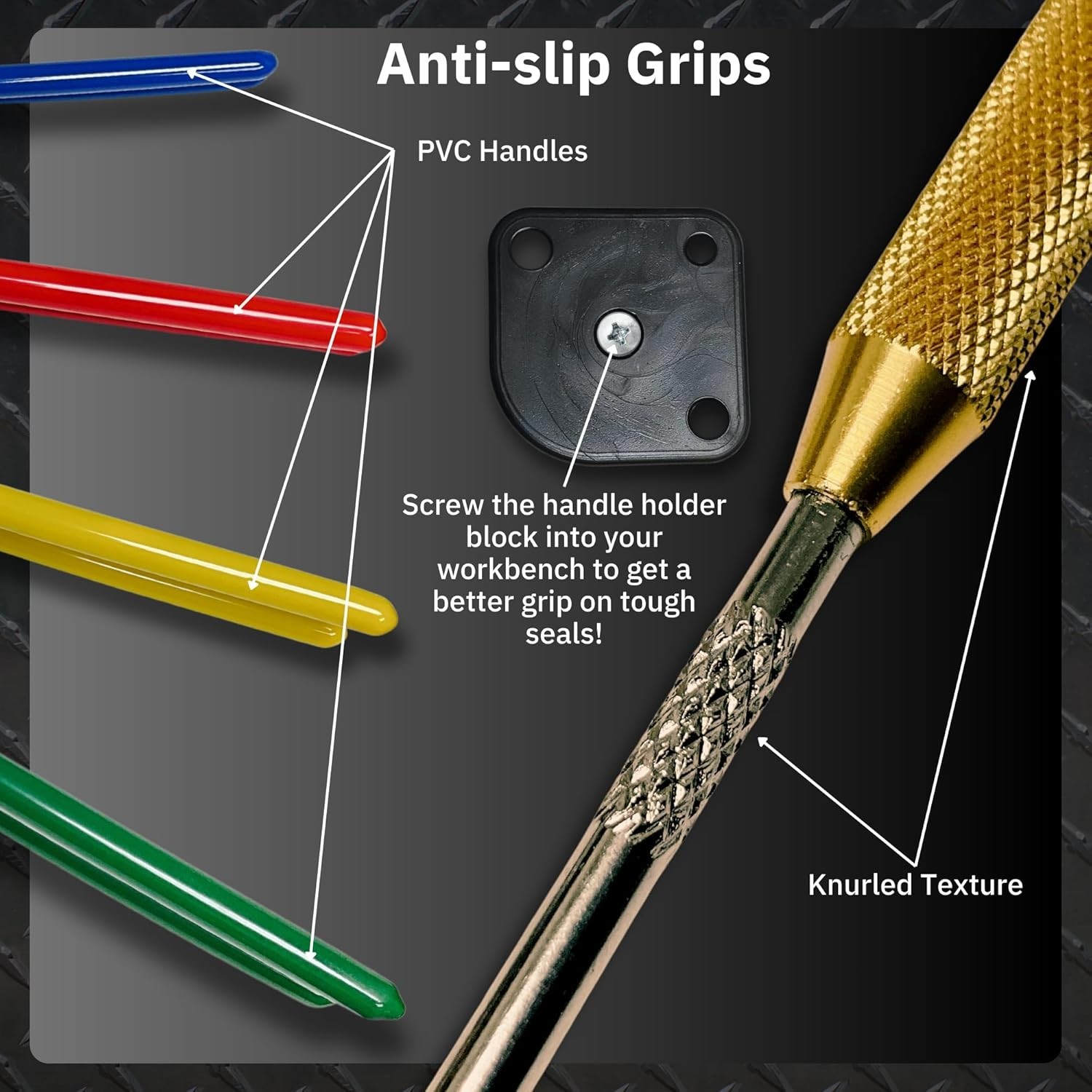 Hydraulic Seal Installation Tool Set – 6 Piece Seal Twistor Tool Including Tw...