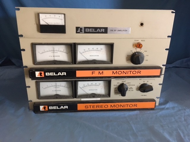 Belar FM Stereo and FM Monitor with RF amplifier