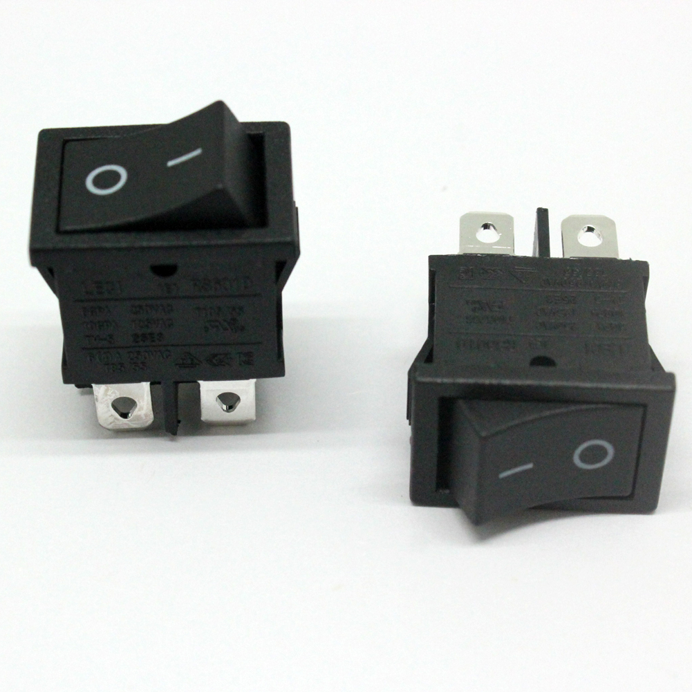 2 X Aidetek SWITCH  RS601D ROCKER SWITCHES 6(4)A 250VAC 6A/125A 250VAC