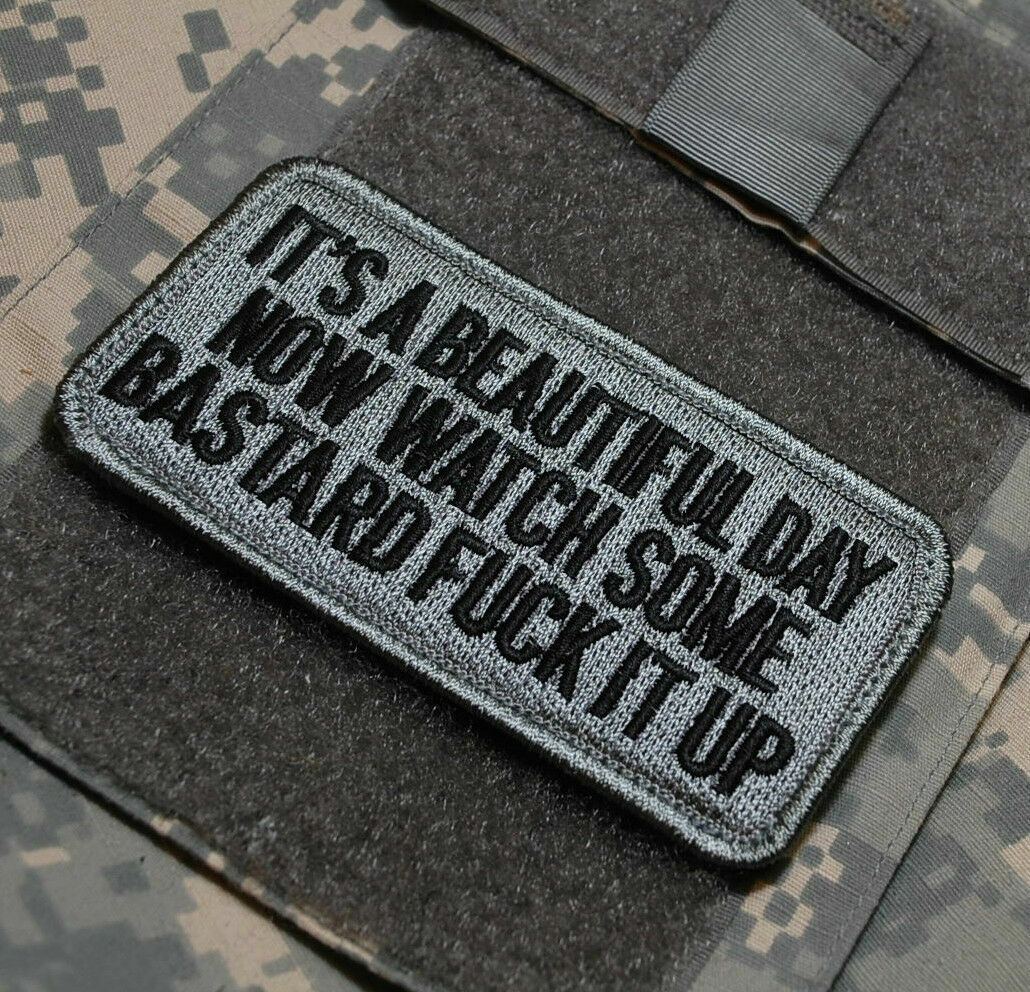 SFG ODA MARSOC SAND BOX DEPLOYMENT vêlkrö PATCH: Bästárd-Fü©k-up-a-Beautiful-Day