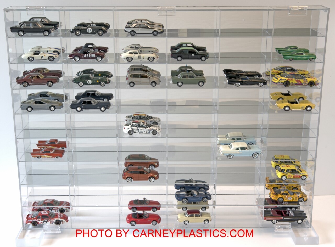 1:43 Diecast model Display Case 54 Compartment