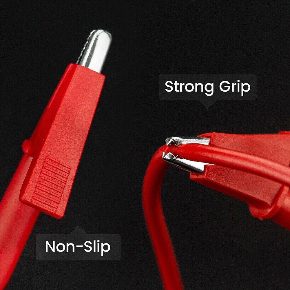 For Clips Electrical Test Leads Set 15A For Jumper Wires With Copper Clips