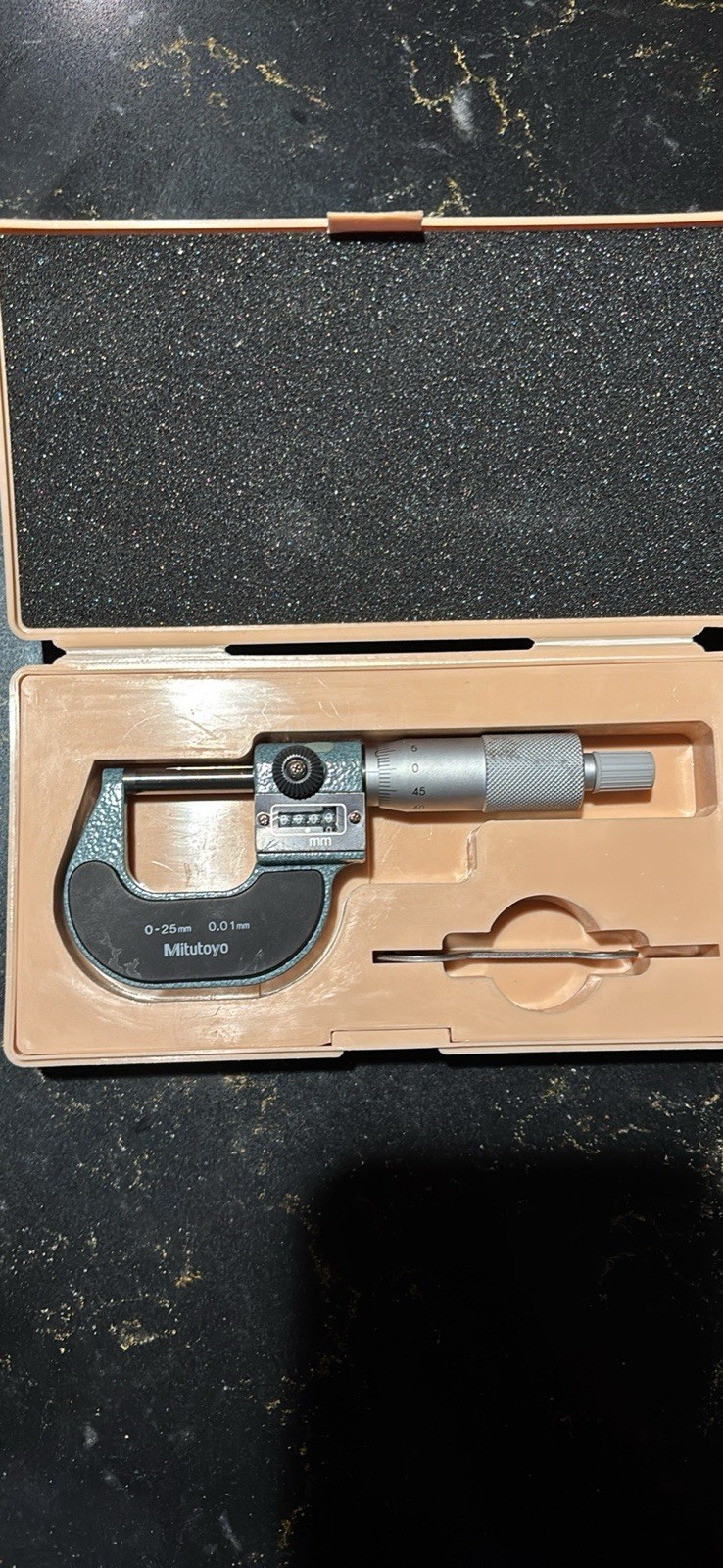 Mitutoyo Economy Design 0-1" Friction Thimble Micrometer (103-135). No. 193-101