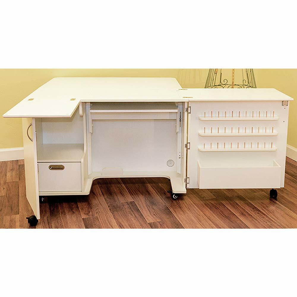 Kangaroo Wallaby II Sewing Machine Cabinet White Ash