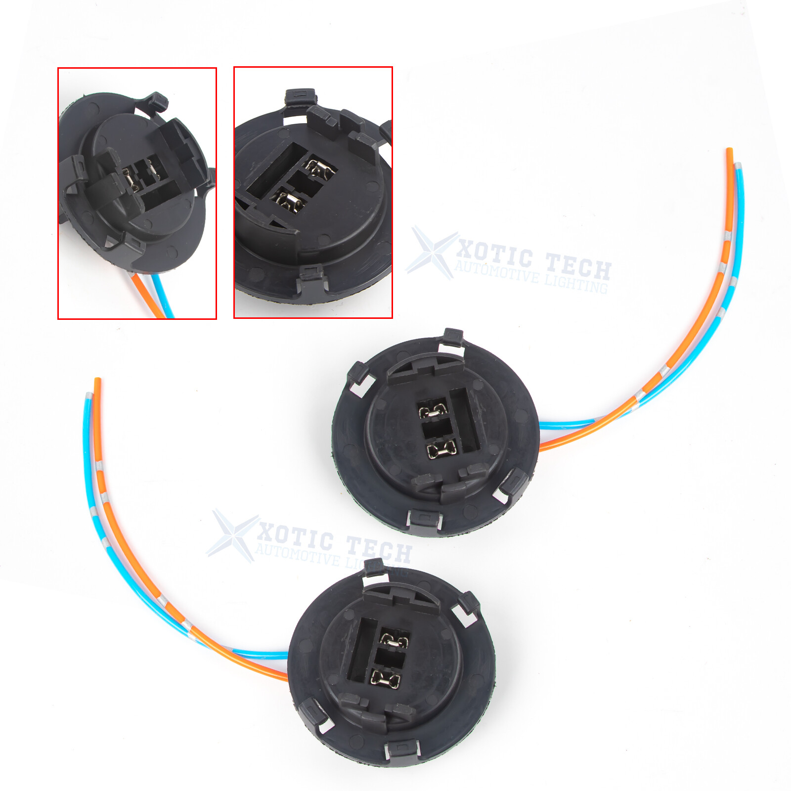 Halogen Light Bulb Wire Socket Wiring Harness Male Plug For Hyundai Tucson 16-21
