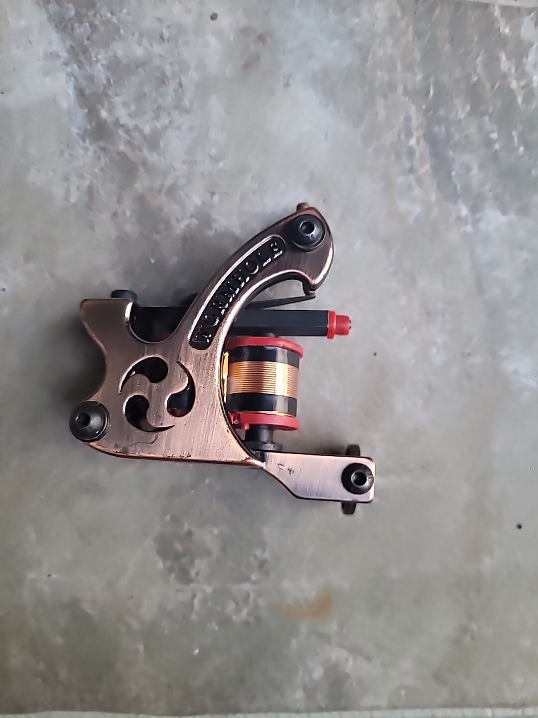Wormhole Double Coil Tattoo Machine Unit Only Thread Cutter Tattoo Parts Ink