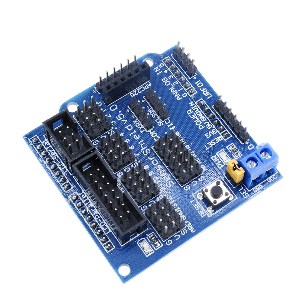 Sensor Shield V5 V5.0 For Arduino APC220 Bluetooth Analog Module Servo Motor NEW