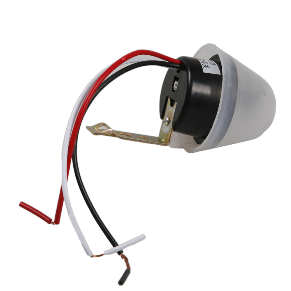 2PC AC/ DC 12V Ajustable Auto On Off Light Switch DC AC Photo Control Sensor US