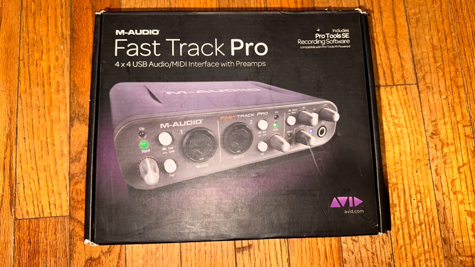 M-Audio Fast Track Pro Digital Recording Interface - ONLY in Box - Working