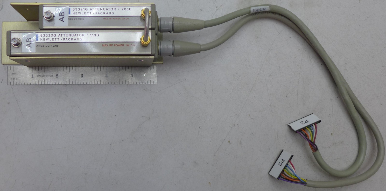Attenuator Set Agilent/HP 33320G(8494G) and 33321G(8495G) w/Viking Cables #4