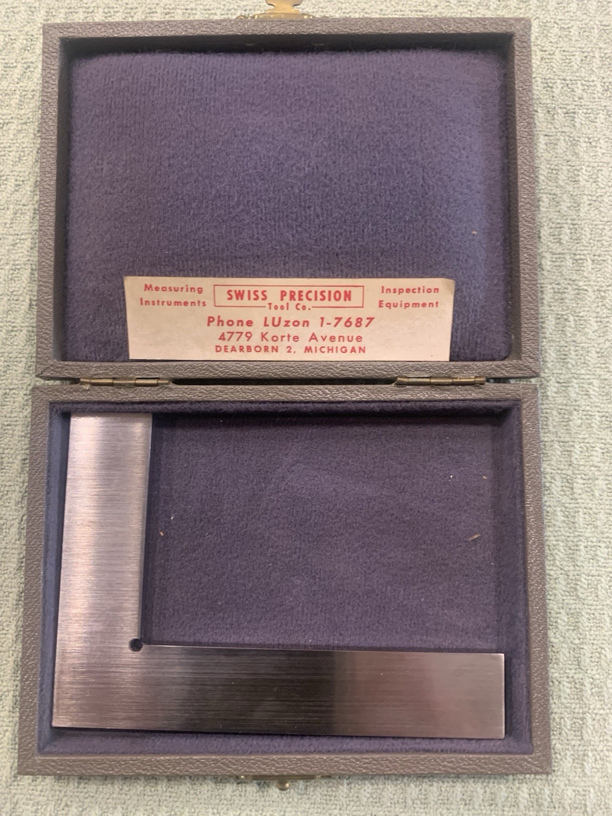 Tesa Brown & Sharpe Inspection Square Excellent Condition See Photos