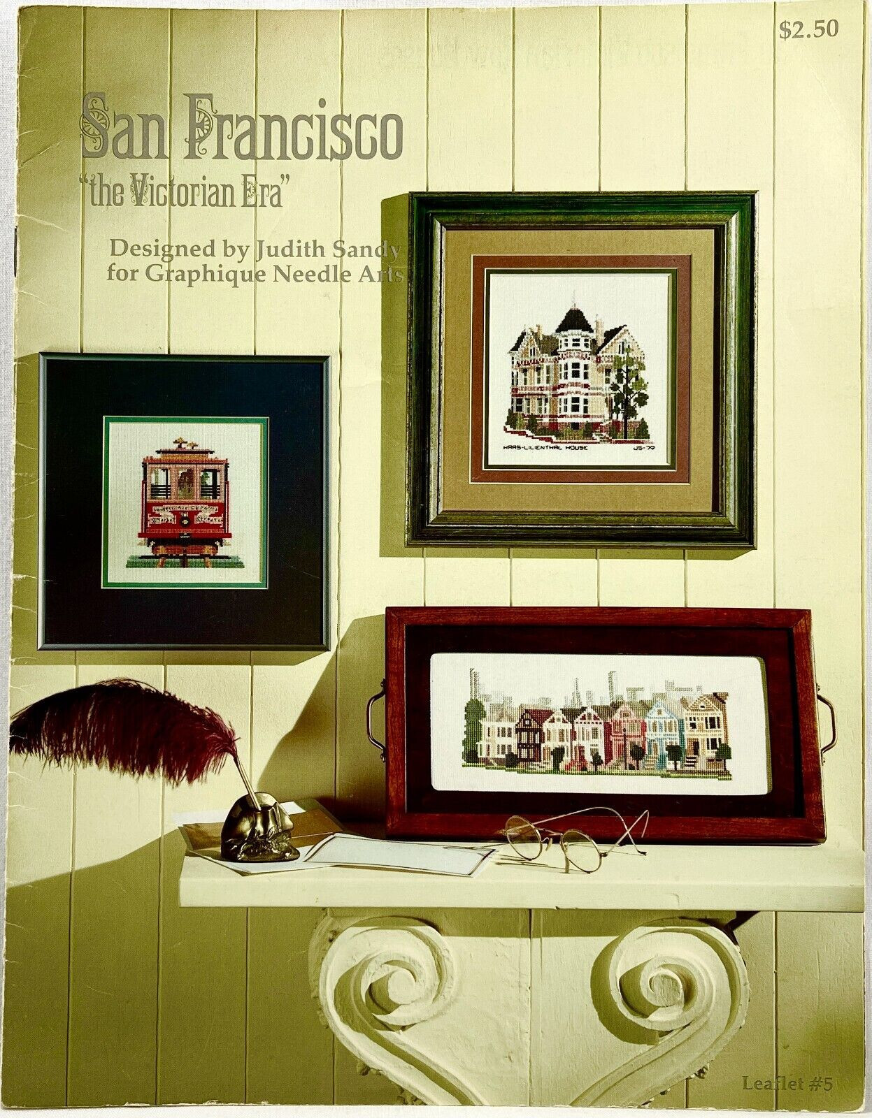 1979 GNA San Fransisco The Victorian Era 5 Cross Stitch Pattern Booklet 13178