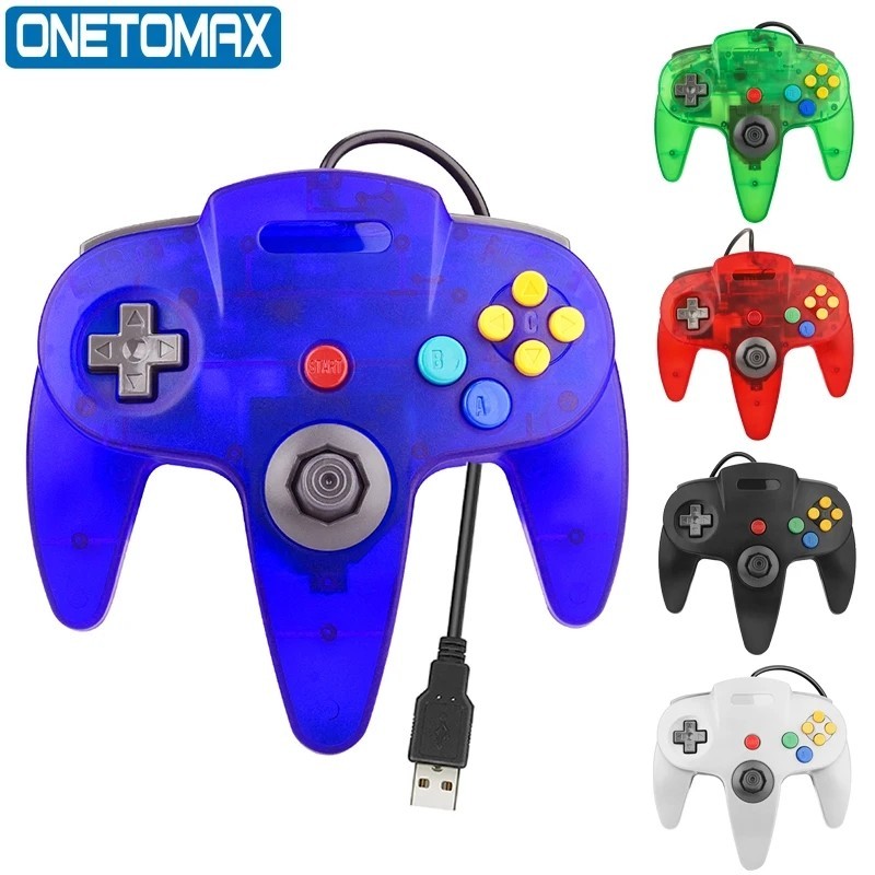 New Wired Controller Joystick Compatible With Nintendo 64 N64 Video Game Console