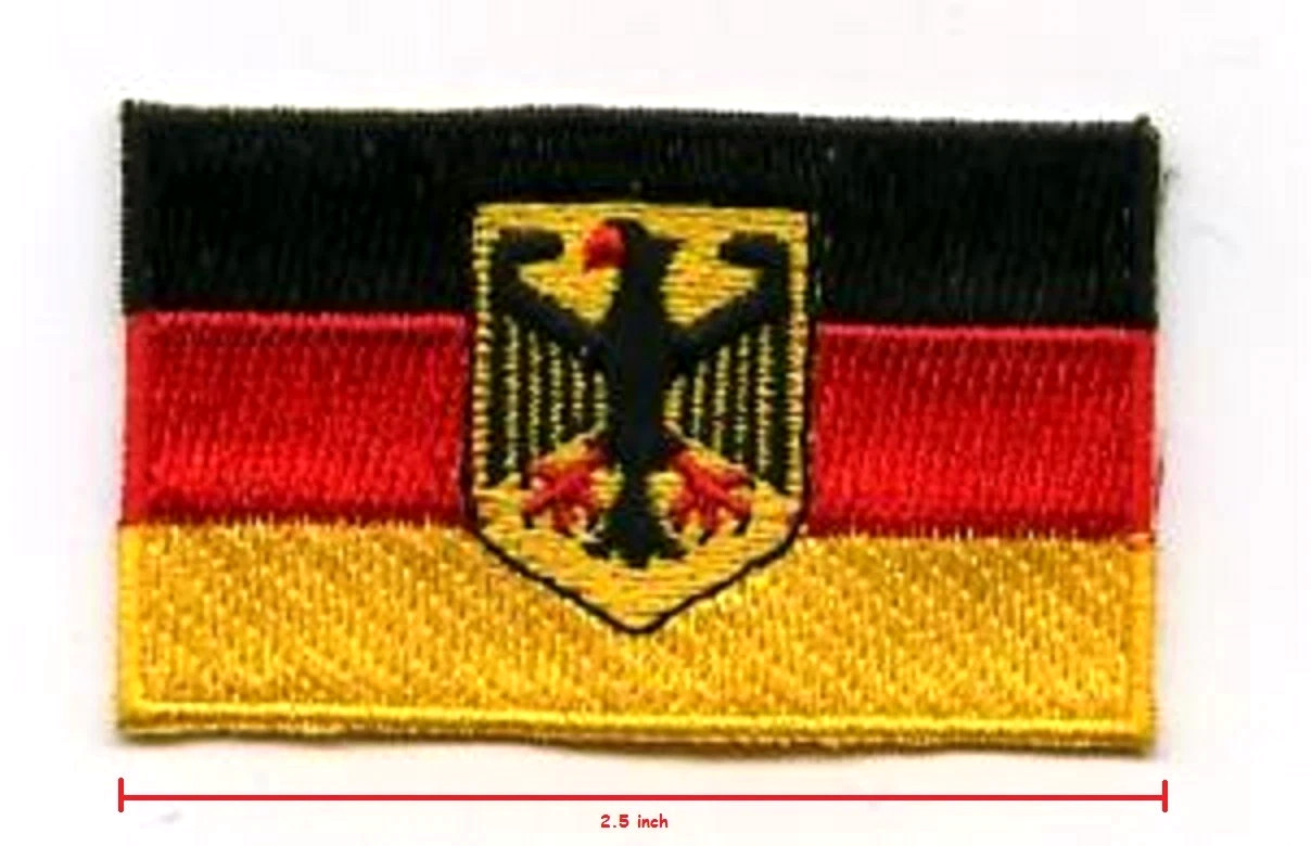 ISAF AFGHANISTAN JOINT SP OPS COMMAND ALLIED COALITION 2.5" FLAG TAB: GERMANY