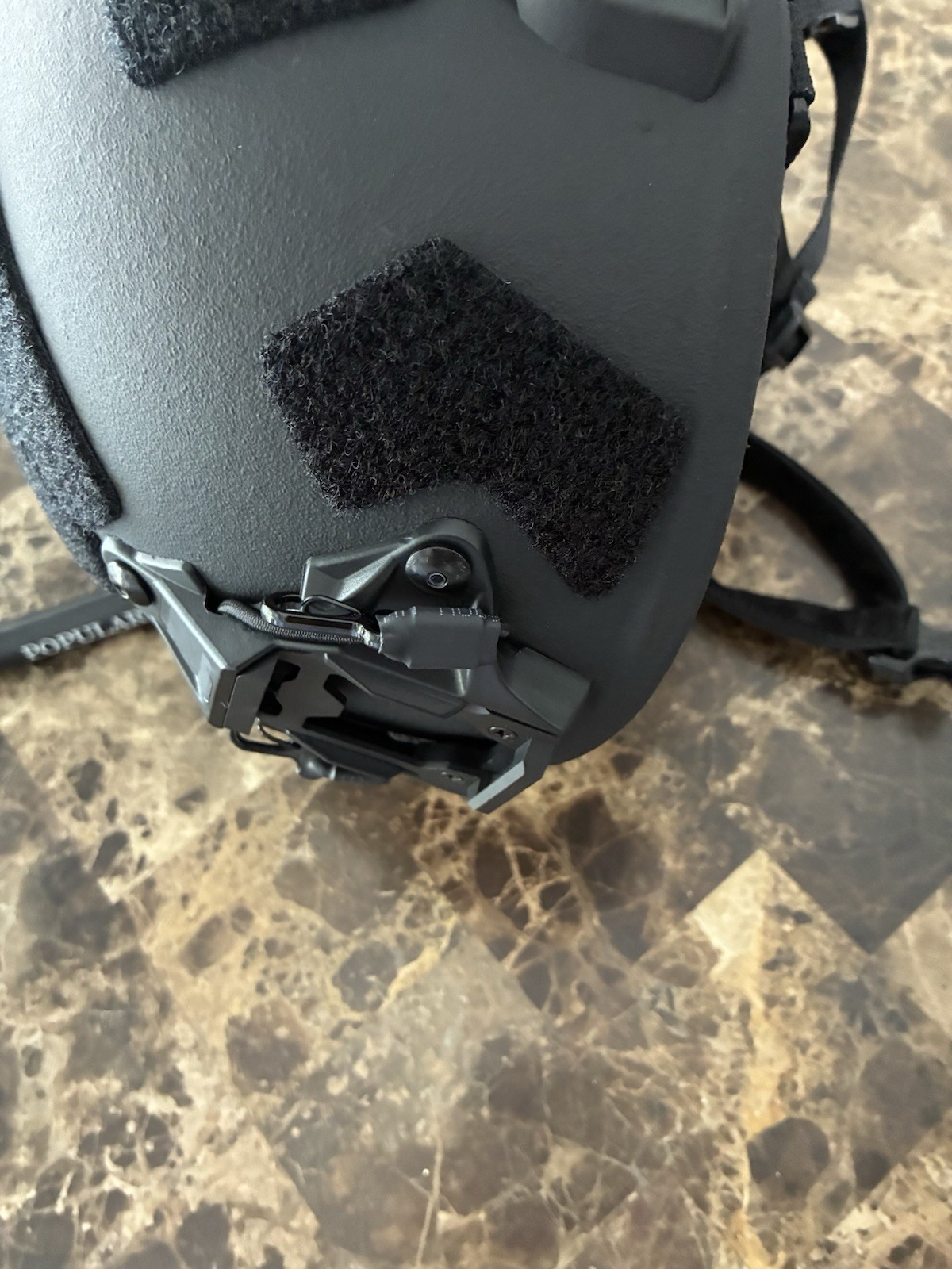 GLF Tactical Ballistic Kevlar Helmet Level 3A Made With Kevlar High-cut BLACK