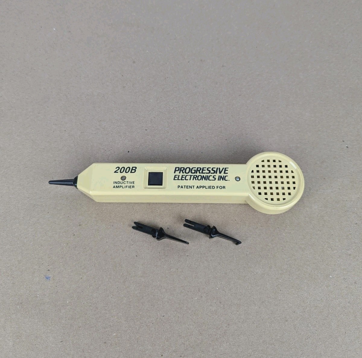 Progressive Electronics 200B Inductive Amplifier Tone Probe Tool & Heads TESTED