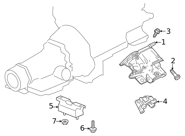 Genuine GM Passenger Side Engine Mount Engine Side Bracket 84894712
