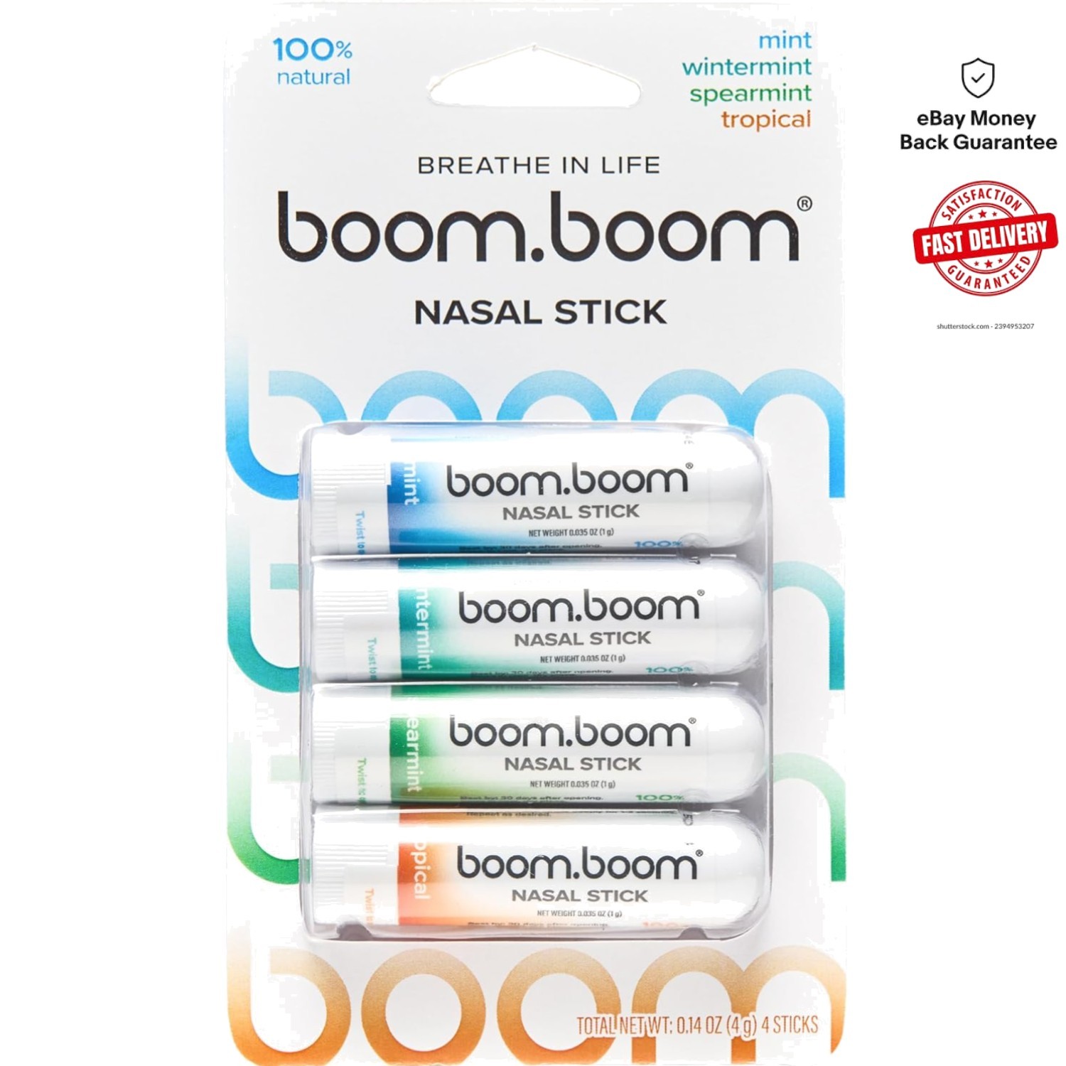 Quick Relief Vapor Flow Nasal Stick - Refreshing Scents for Better Breathing