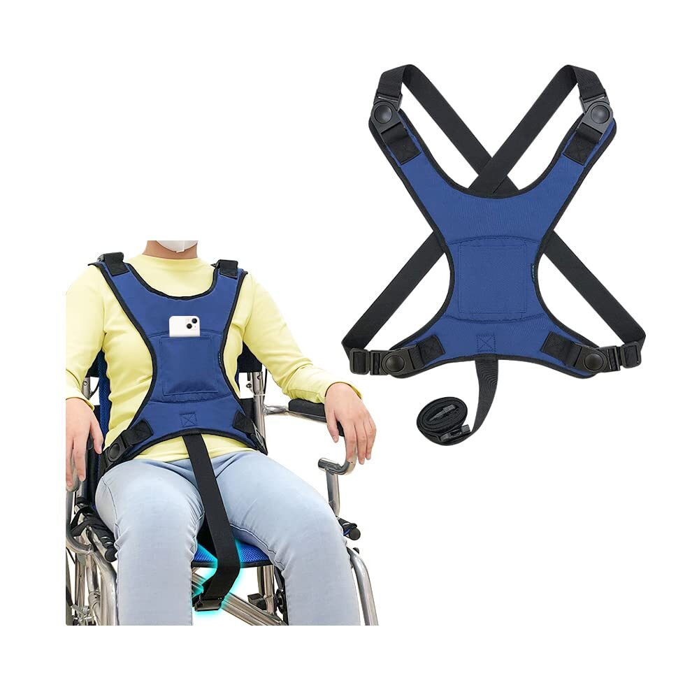 Wheelchair Seat Belt Restraints Safety for Elderly Wheelchair Harness Strap