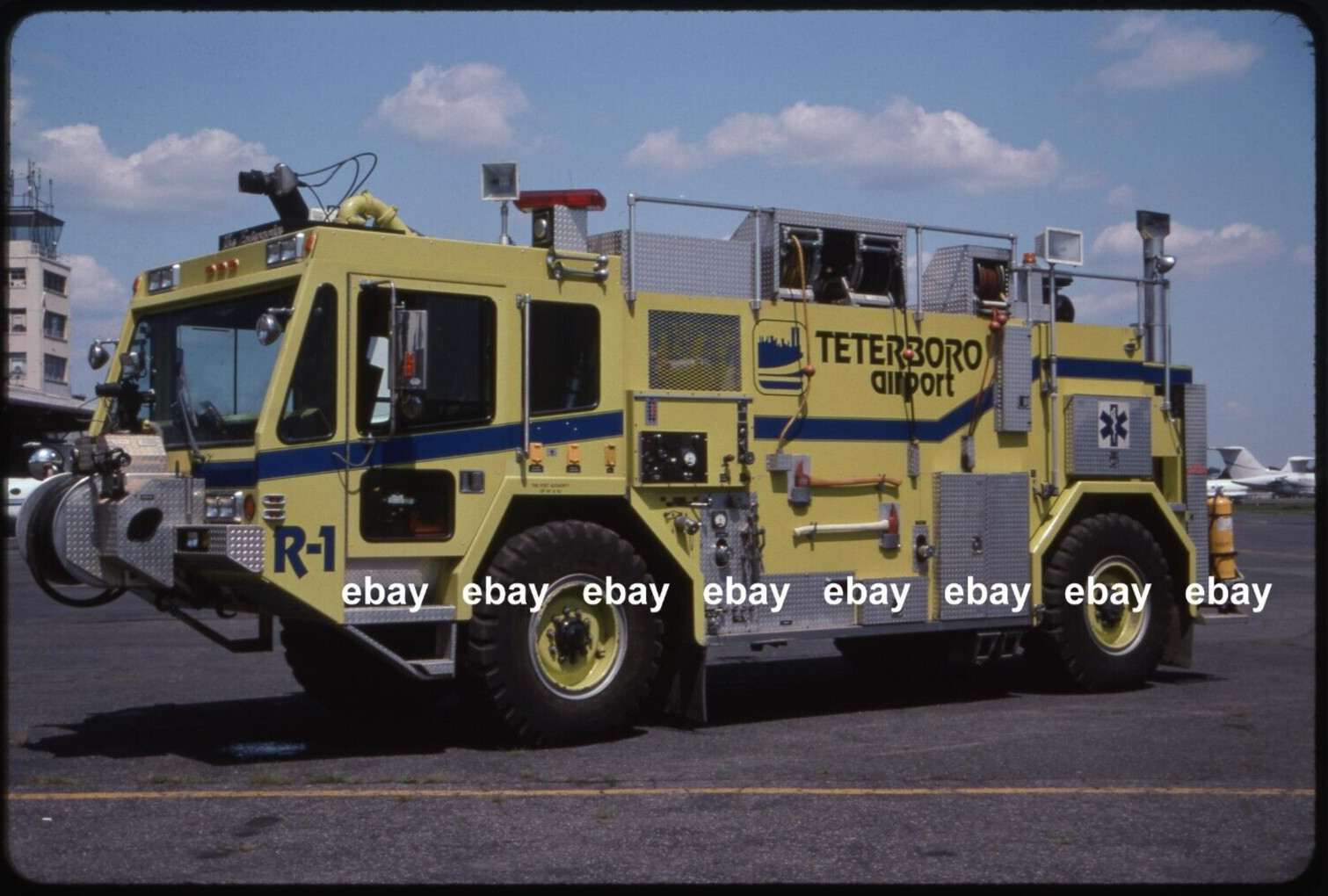 Teterboro Airport 1996 Walter CFR Fire Apparatus Slide
