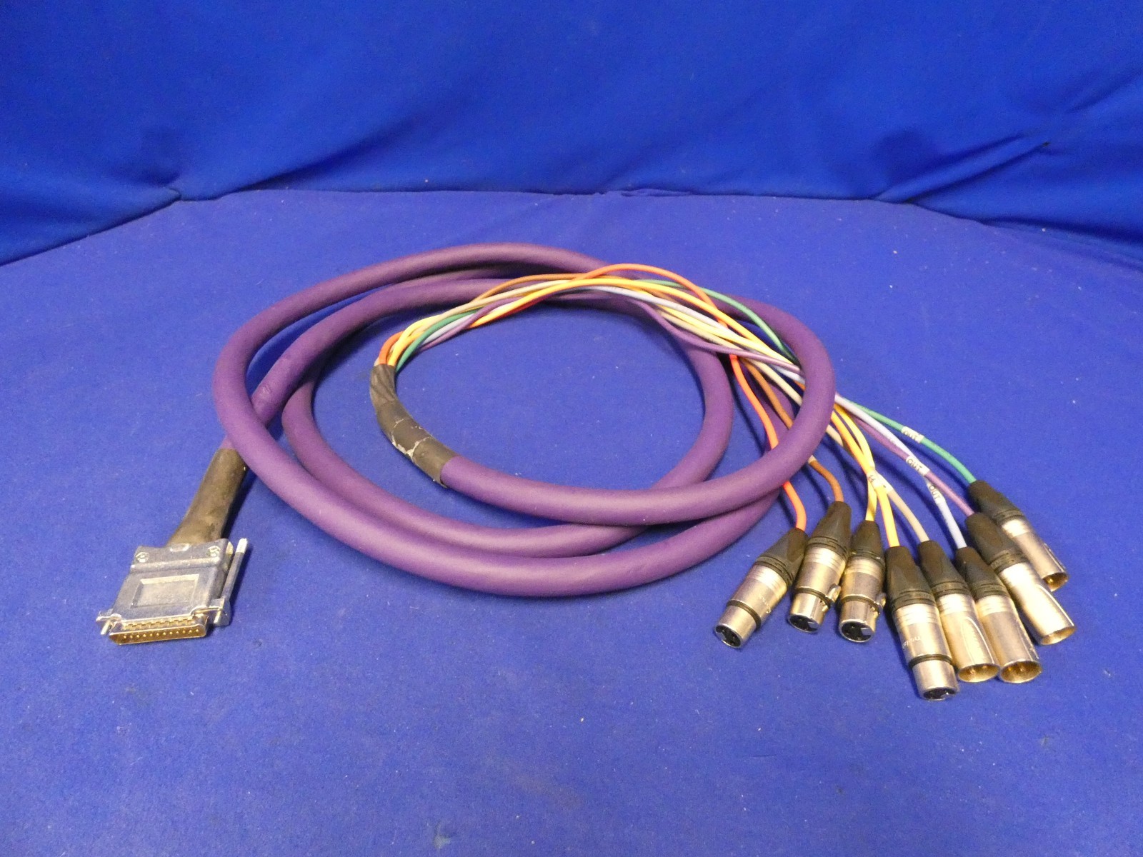 Lake Cable AVB248DSC Digital AES/EBU 8-Channel Audio Breakout Cable 10ft Long