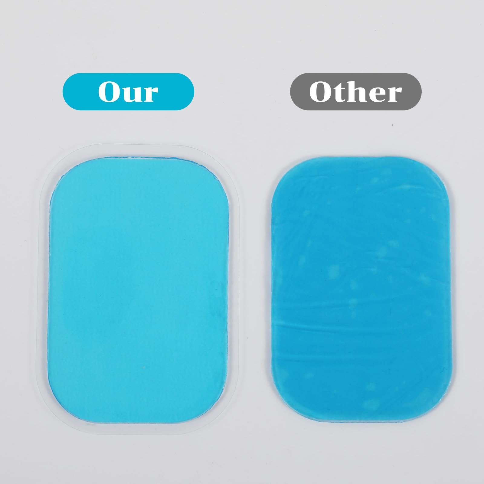50Pcs Reusable Gel Sheet Pads Replacement for ABS Stimulator Trainer Belt