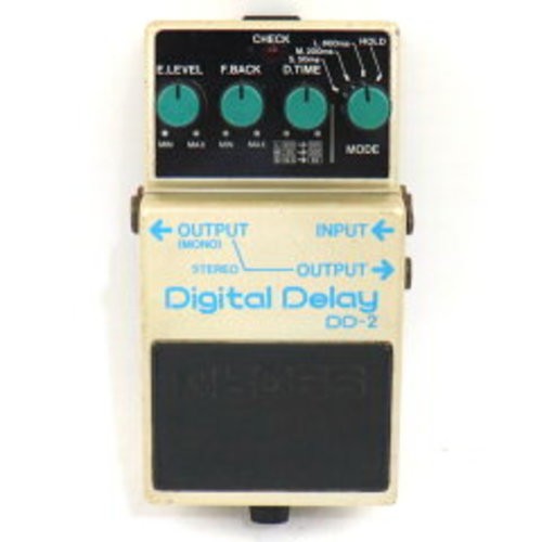 BOSS DD-2 Digital Delay White Guitar Effect Pedal MIJ Made in Japan
