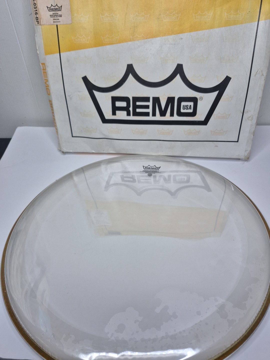 Remo Weatherking Powerstroke 4 Clear Batter Drum Head 16 in.