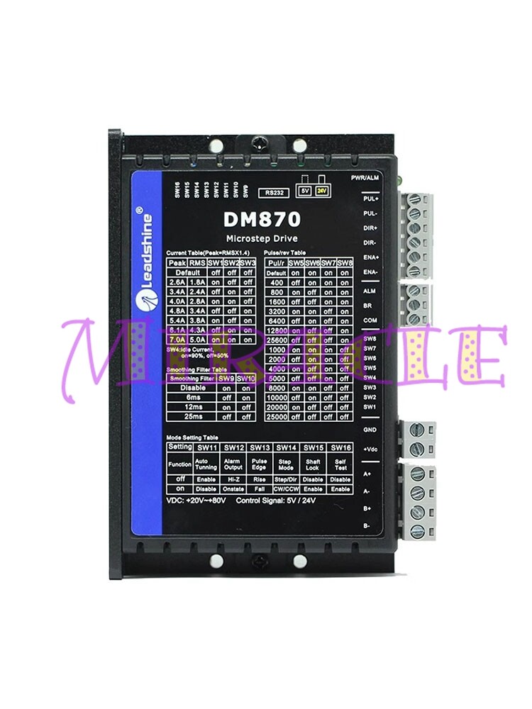 1PC NEW FOR Leadshine DM870 Digital Stepper Driver 5/24V  for 57/60/86 Motor