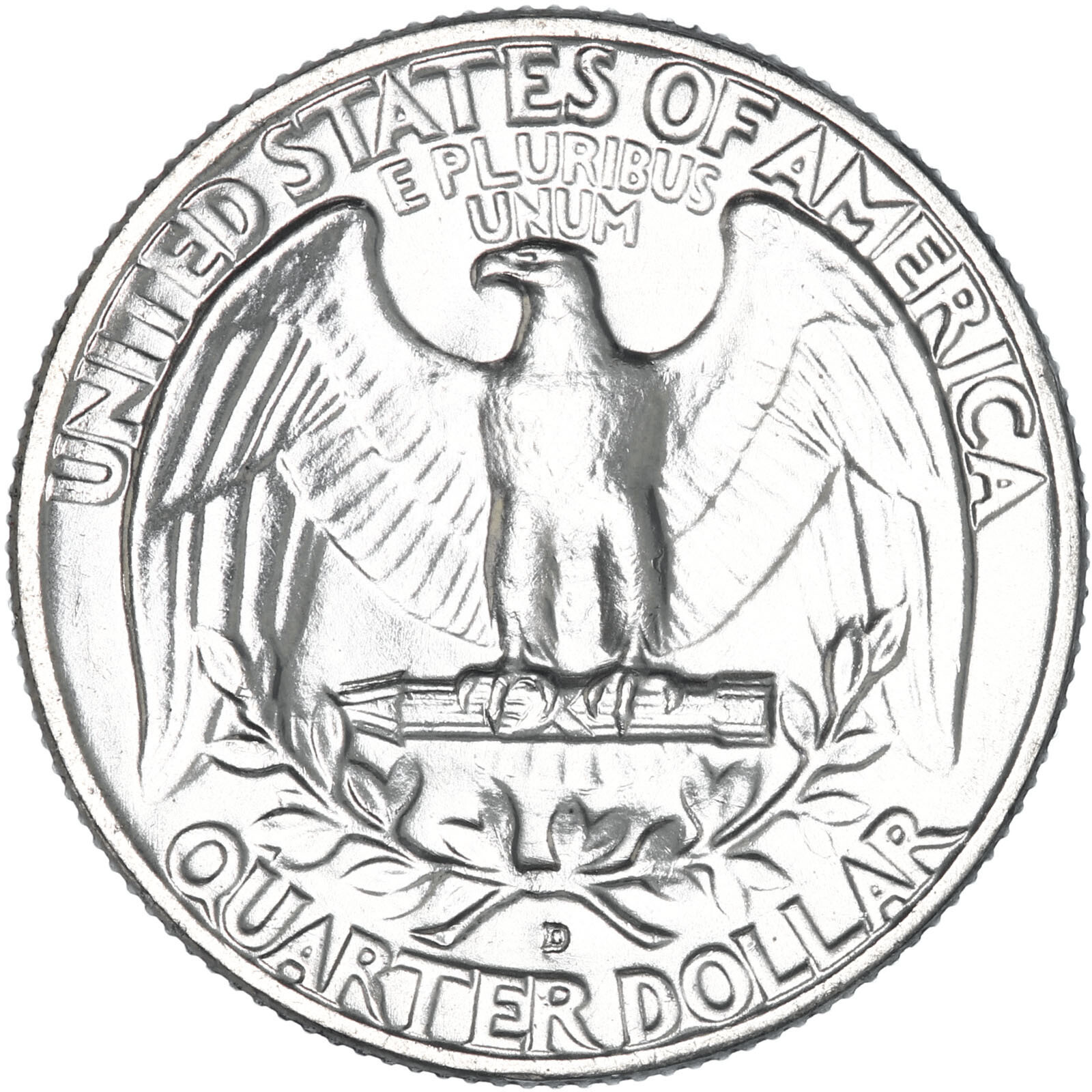 1957 D Washington Quarter 90% Silver BU US Coin