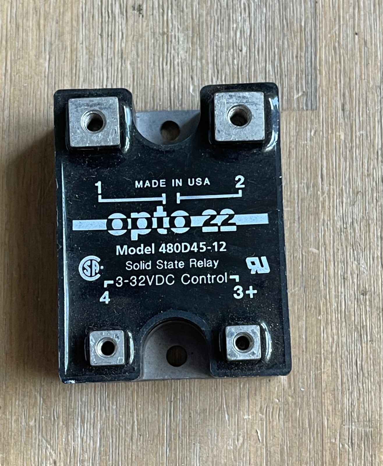 OPTO22 480D45-12 SOLID STATE RELAY 3-32VDC