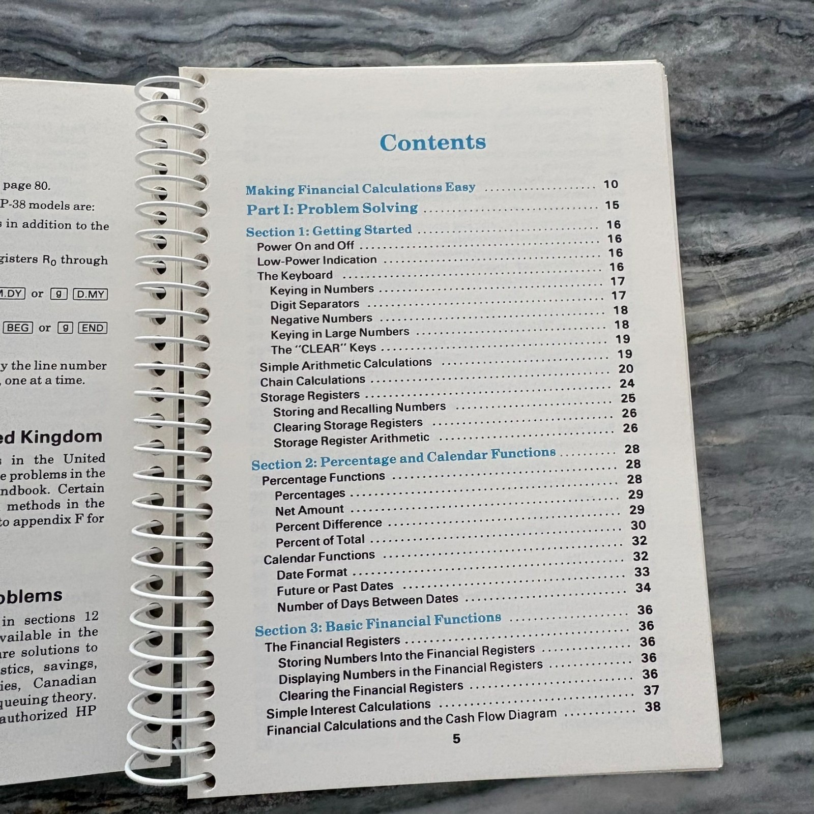 Vintage Hewlett Packard HP-12C Owner's Handbook And Problem Solving Guide Spiral